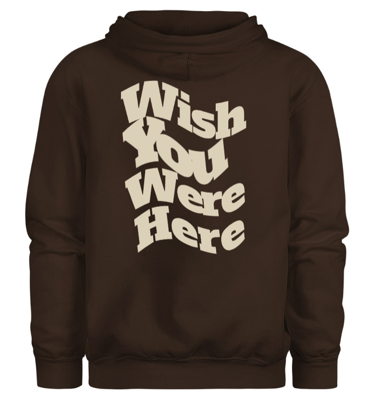 'Wish You Were Here' Graphic Hoodie